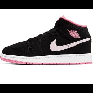 Air Jordan 1 Mid GS Digital Pink